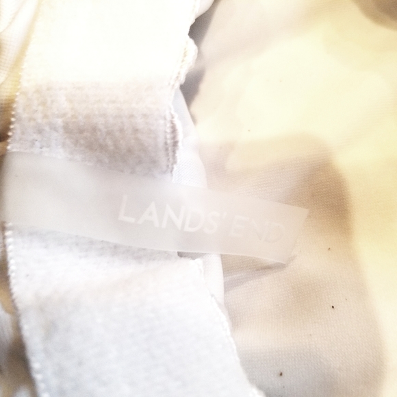 NWOT Lands End one-piece swimsuit black/white - Picture 5 of 5